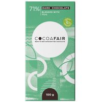 CocoaFair 71% Dark Chocolate with Mint